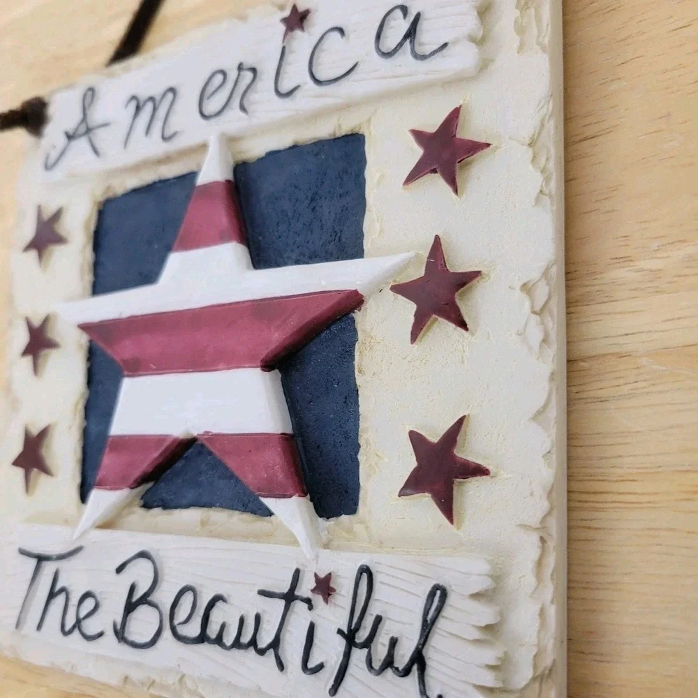 Vintage Americana 3D Plaque 